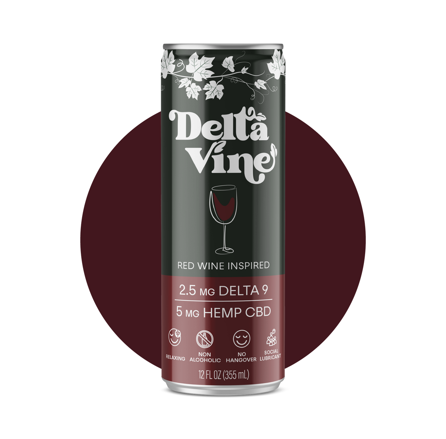 Red-Wine Inspired THC Drink (4-Pack)