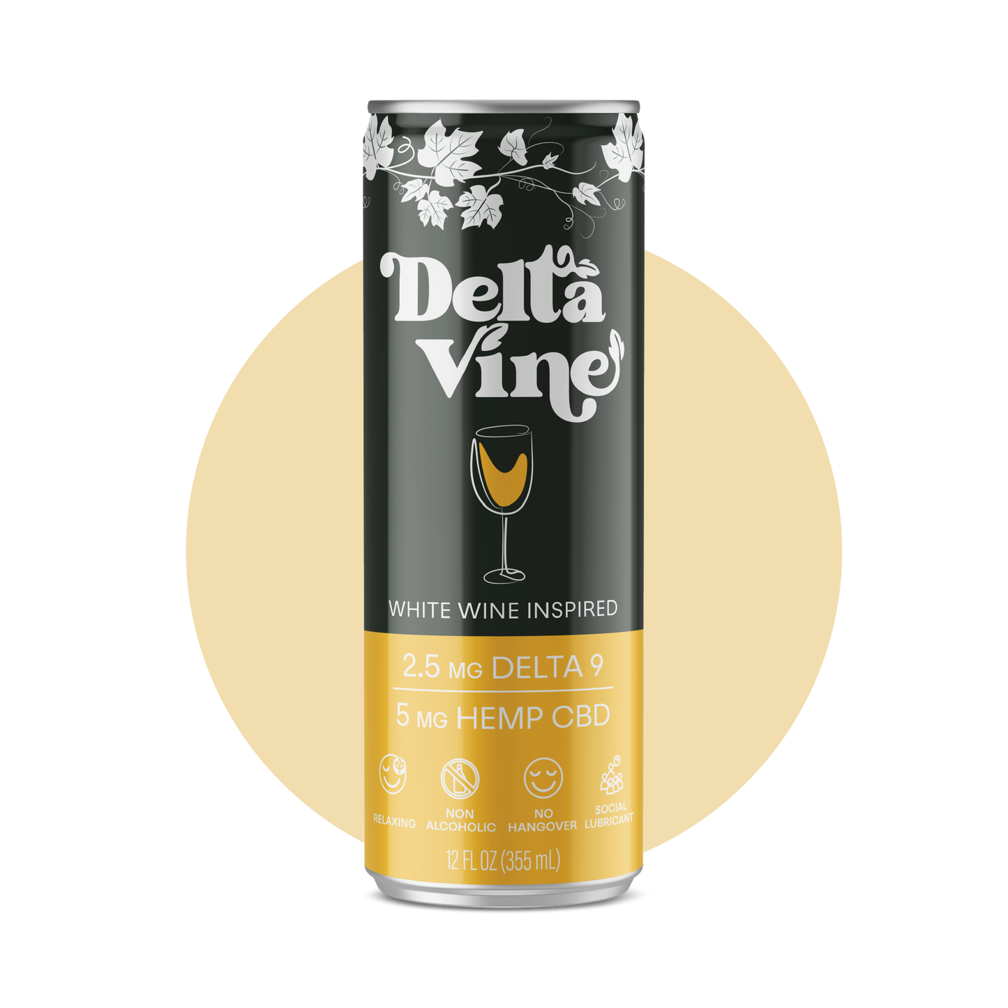 White-Wine Inspired THC Drink (4-Pack)